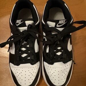 Nike Black and White Low-Top Athletic Sneakers